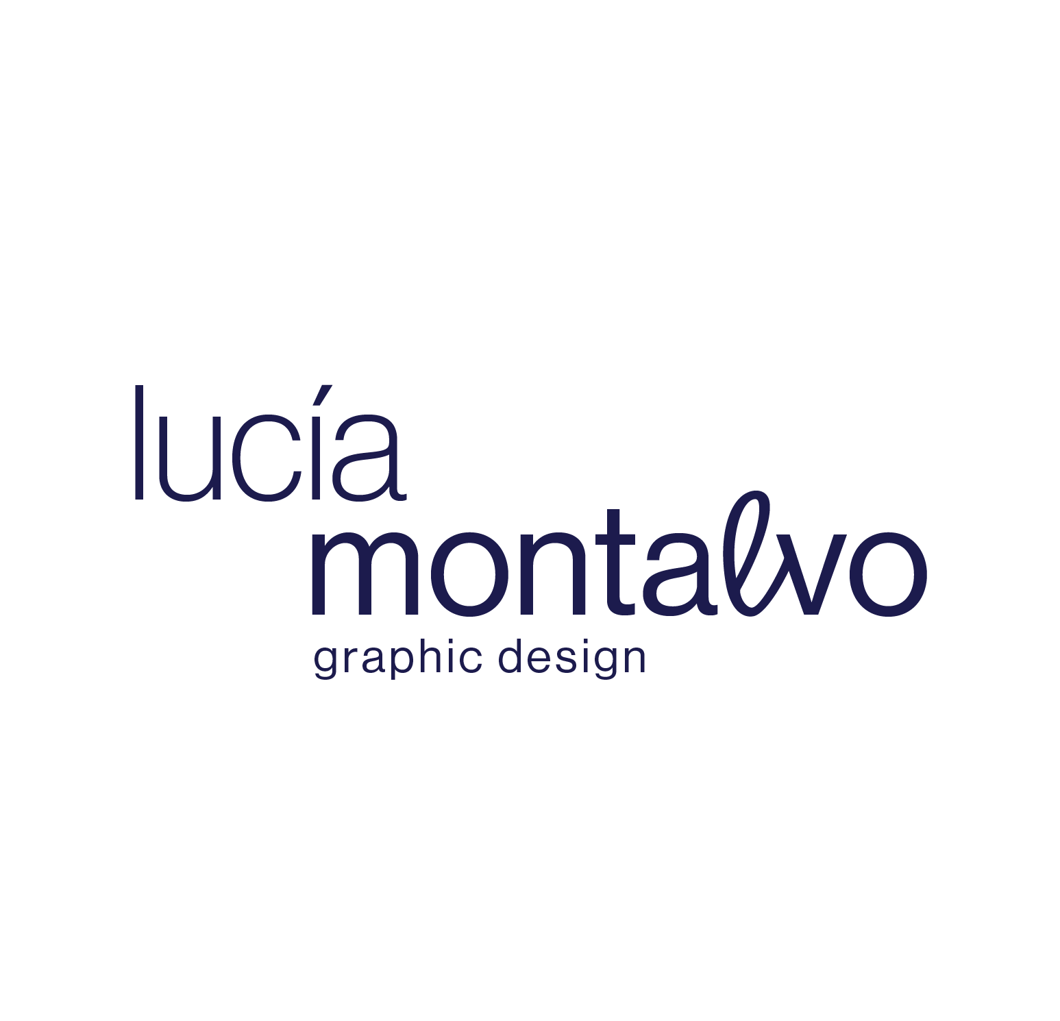 Lucia Montalvo Graphic Design Logo